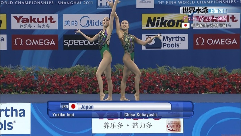 2011世界水泳シンクロデュエットフリー決勝48