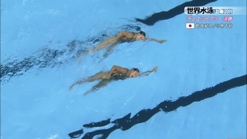 2011世界水泳シンクロデュエットフリー決勝56