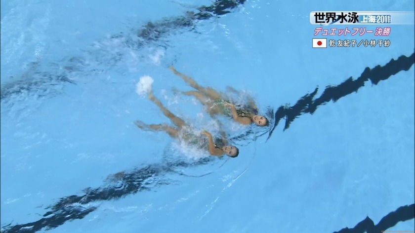 2011世界水泳シンクロデュエットフリー決勝57