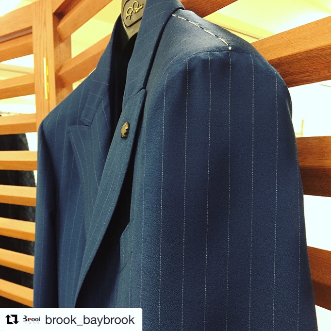 Gabriele Pasini Jacquard Stripe 3 Piece Suit | Brook baybrook