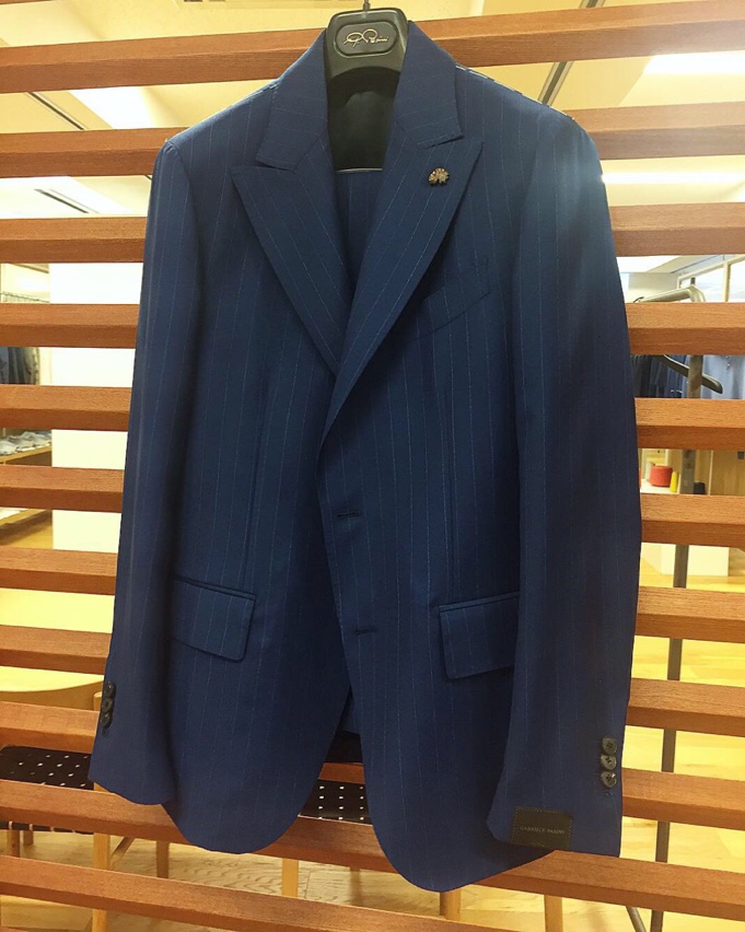 Gabriele Pasini Jacquard Stripe 3 Piece Suit | Brook baybrook