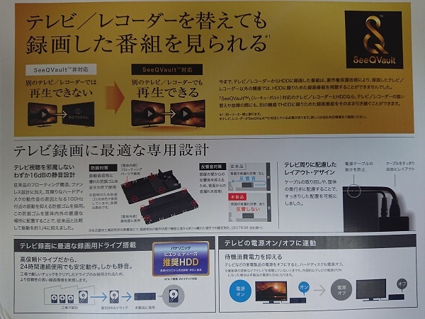 ⭐️ほぼ新品⭐️ バッファロー 外付けHD HDV-SQ3.0U3/VC 日本正規販売