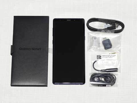 【Samsung Galaxy Note9 SC-01L】内容物
