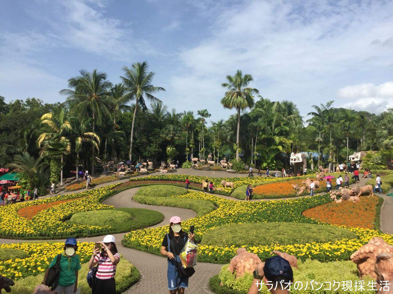 ノンヌット・トロピカルガーデンはパタヤ近郊にある広大な庭園