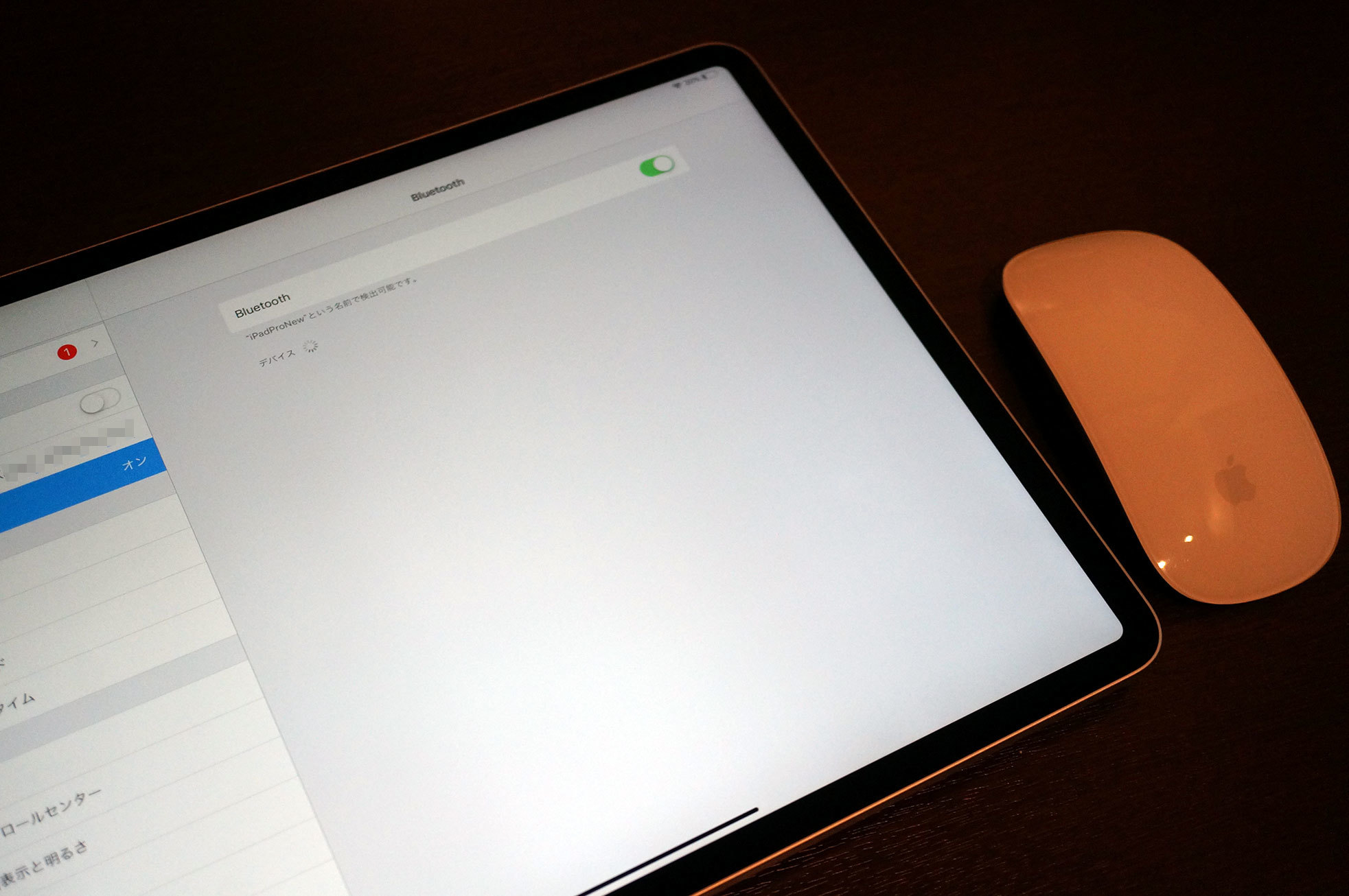 eDiho's Memogram blog 新型 iPad Pro 12.9インチ （iOS12）でBTマウスはやっぱり使えない