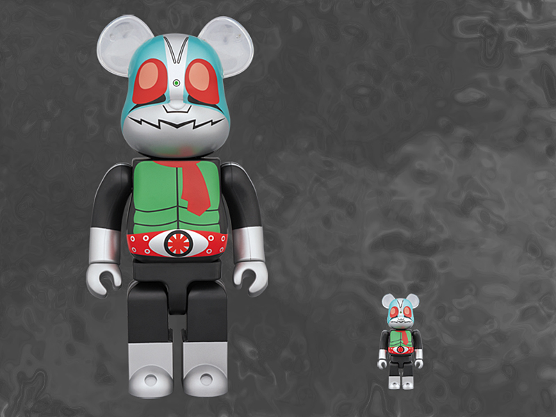 エンタメ/ホビーBE@RBRICK 仮面ライダー新1号 100％ ＆ 400％ 3個セット