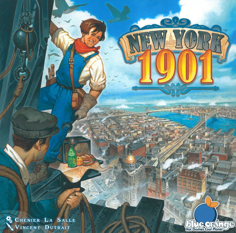 ボードゲーム紹介】『ニューヨーク1901』1900年代の摩天楼にビルを建て 