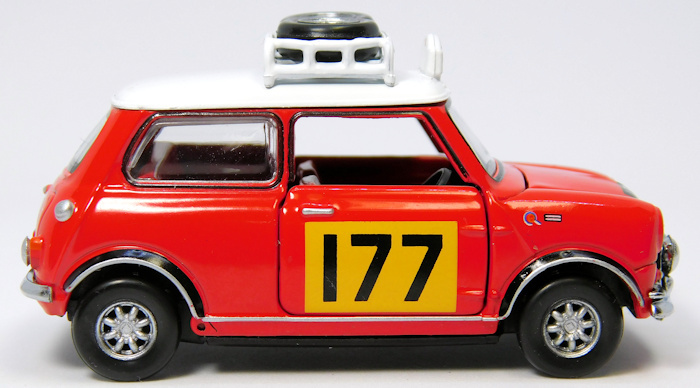 【Tiny City】No.117 ミニ クーパー モンテカルロラリー 1967 優勝車