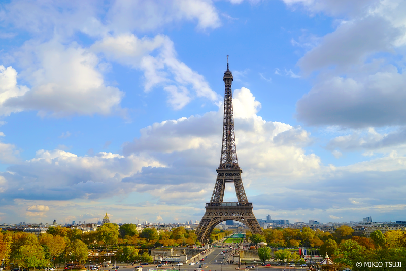 絶景探しの旅 - 0791 秋のエッフェル塔の風景 （フランス パリ）