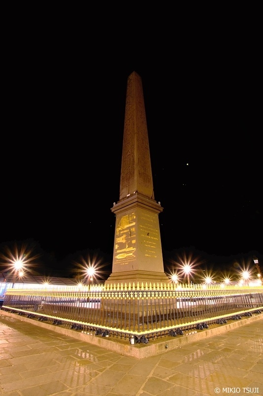 絶景探しの旅 - 0797 「クレオパトラの針」 コンコルド広場のエジプトオベリスク （フランス パリ）